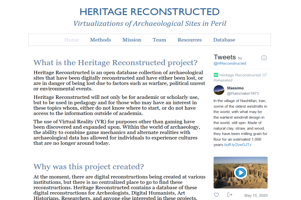 Heritage Reconstructed